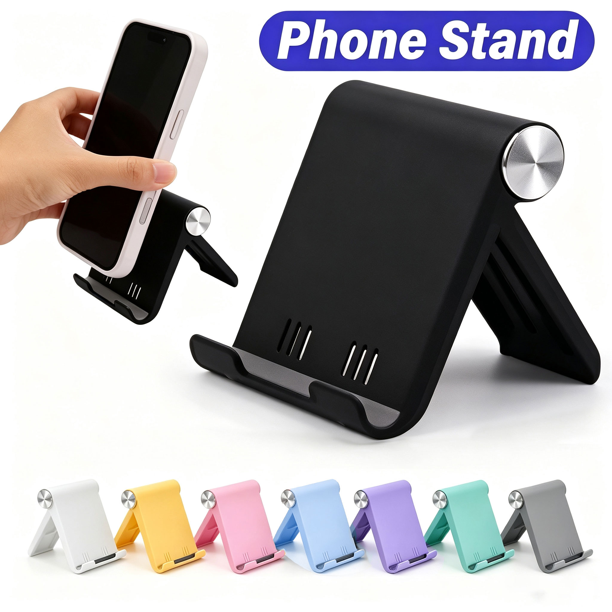 Tablet Stand Adjustable - حامل هاتف قابل للطي (قطعتان)، حامل