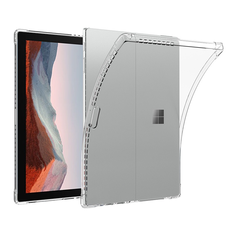 Microsoft Tablet Accessories - غطاء حماية شفاف من مادة TPU