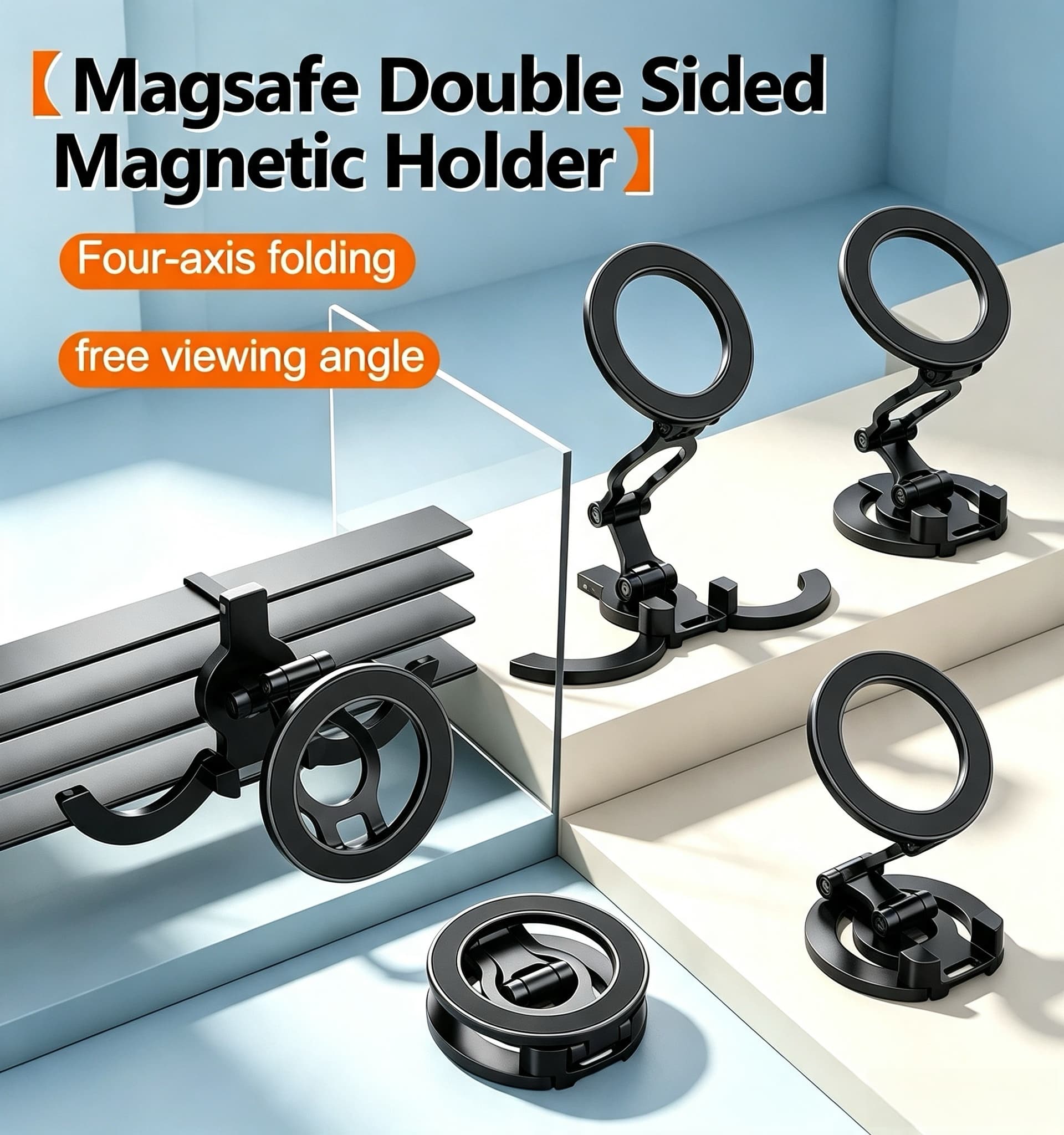 Tablet Stand Adjustable - حامل هاتف مزدوج الجوانب متوافق مع
