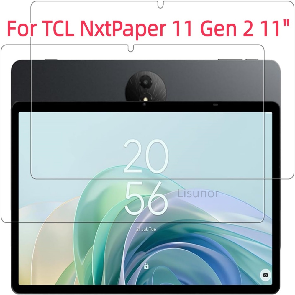 Tcl Tablet Accessories - قطعتان من واقي الشاشة الزجاجي المقوى
