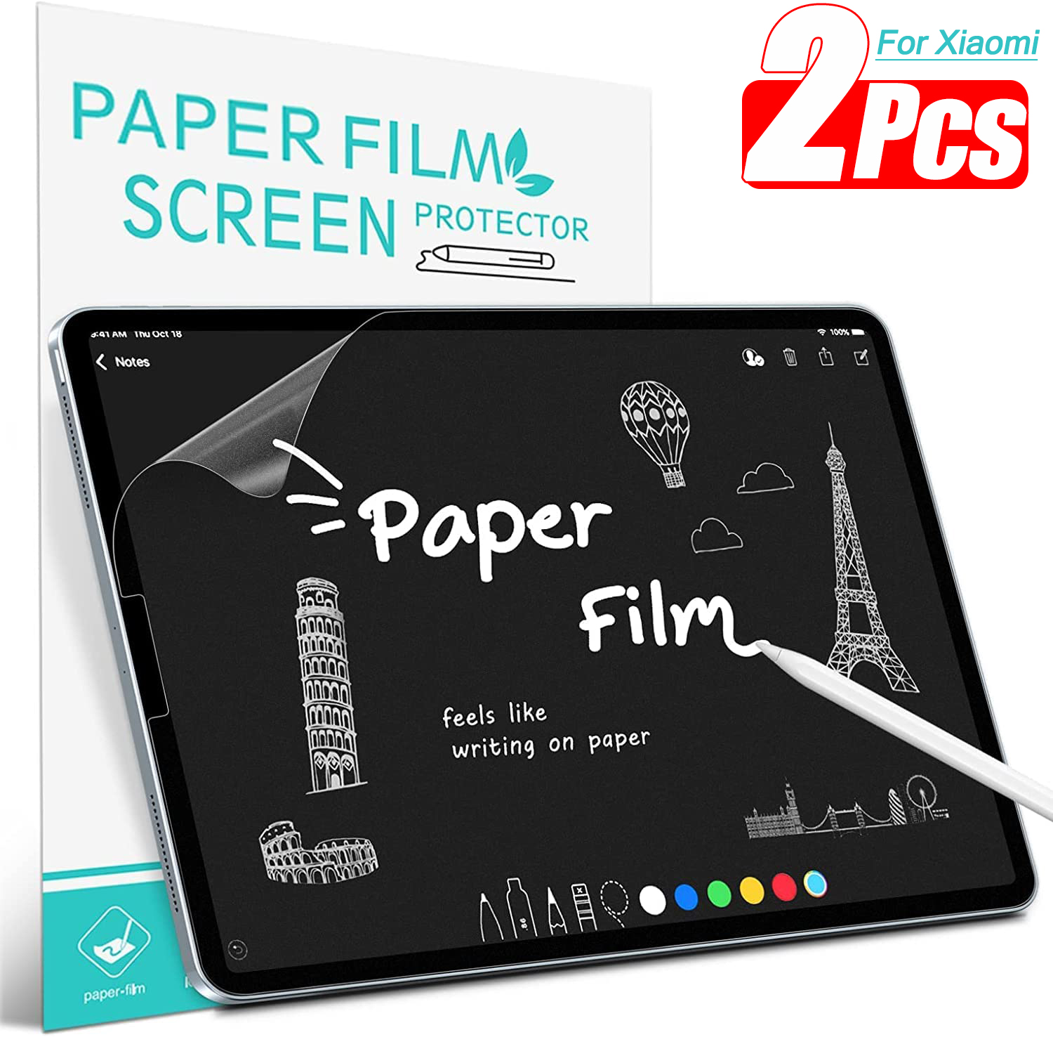 Tcl Tablet Accessories - ورقة يشعر واقي للشاشة فيلم ماتي