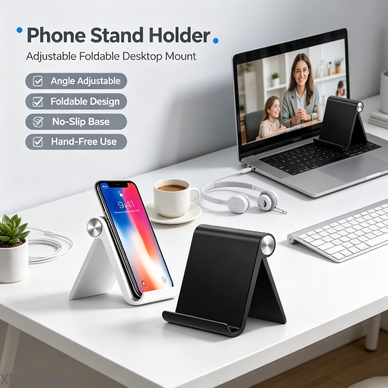 حامل هاتف محمول قابل للطي وقاب - مراجعة Tablet Stand Adjustable وسعره