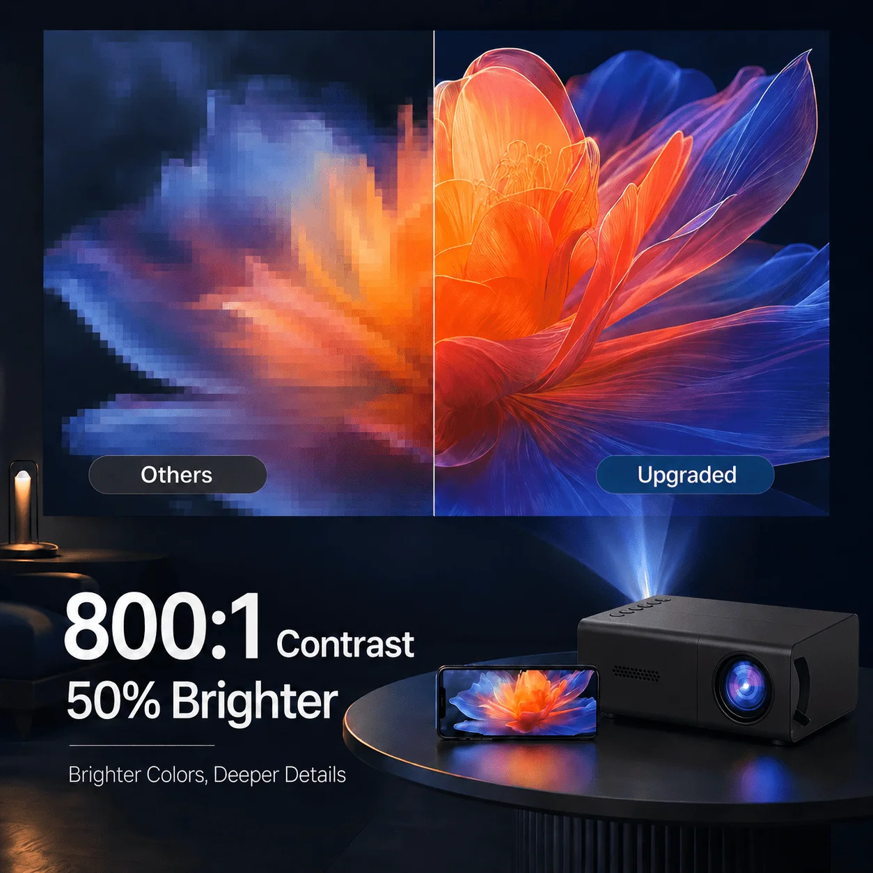 جهاز عرض محمول صغير، متوافق مع - مراجعة Android Tablet Gaming Accessories وسعره