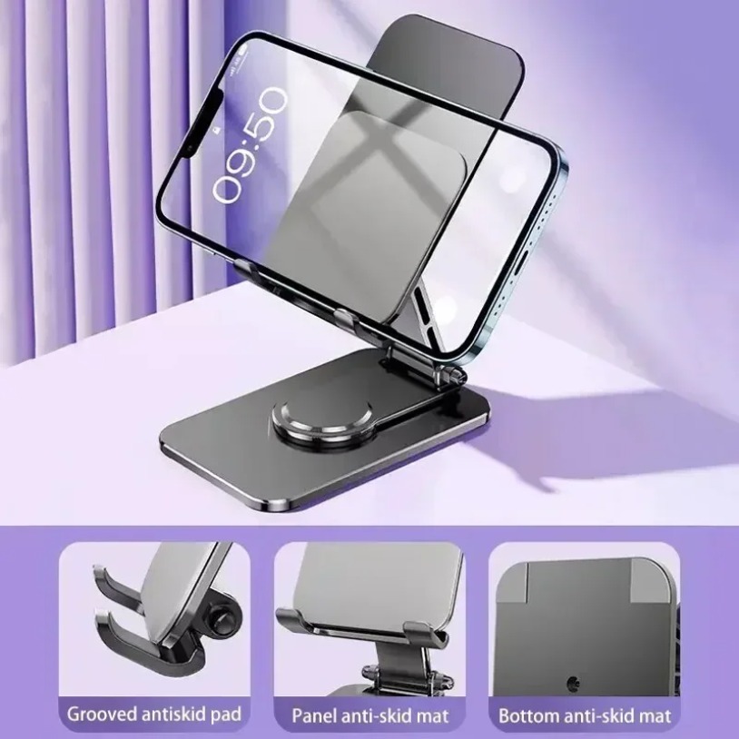 يونيفرسال ميتال 360 °   حامل ه - مراجعة Tablet Stand Adjustable وسعره