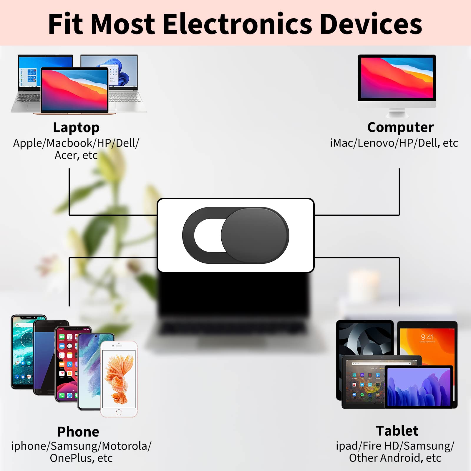 غطاء كاميرا ويب رفيع للغاية لل - مراجعة Tablet Cover Accessories وسعره