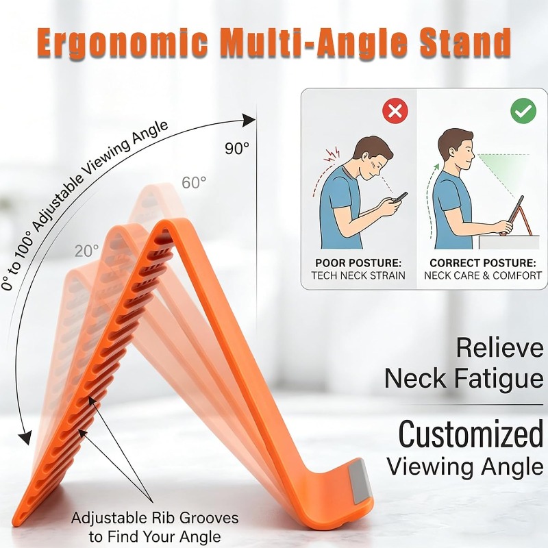 حامل هاتف مرن قابل للطي من الس - مراجعة Tablet Stand Adjustable وسعره