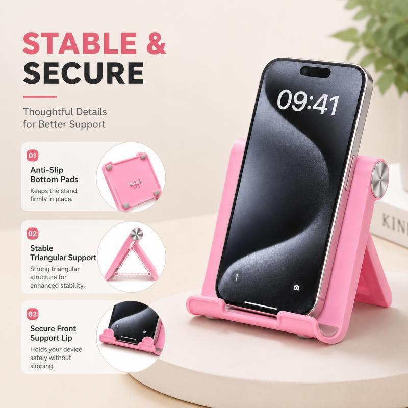 حامل هاتف قابل للطي (قطعتان)،  - مراجعة Tablet Stand Adjustable وسعره