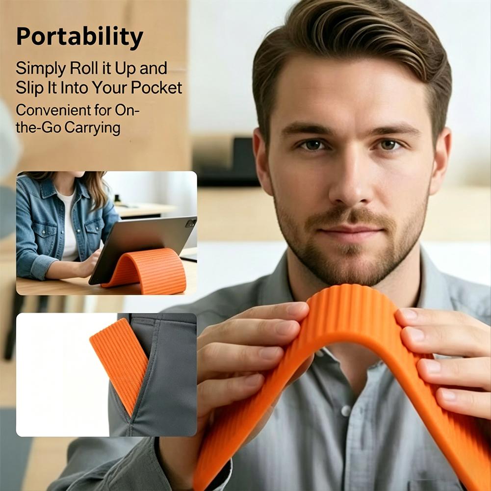 حامل هاتف محمول من السيليكون ق - مراجعة Tablet Stand Adjustable وسعره
