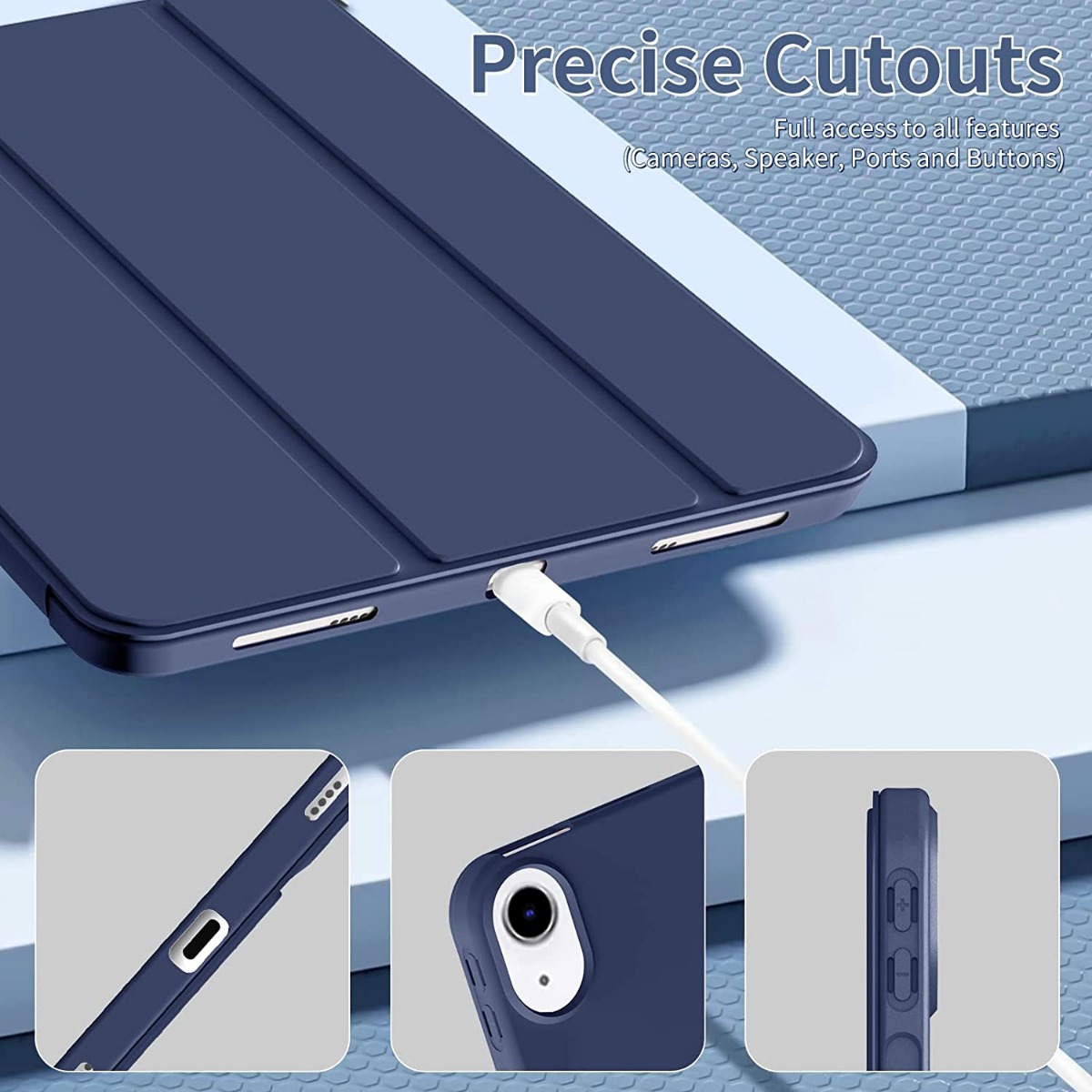 مع حامل قلم رصاص Funda لجهاز I - مراجعة Ipad Cover Folio وسعره