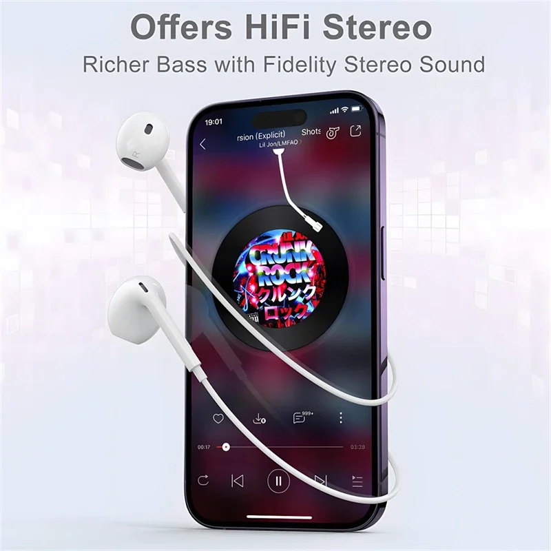 سماعات أذن سلكية أصلية بمنفذ ل - مراجعة Wired Earphone Lightning وسعره