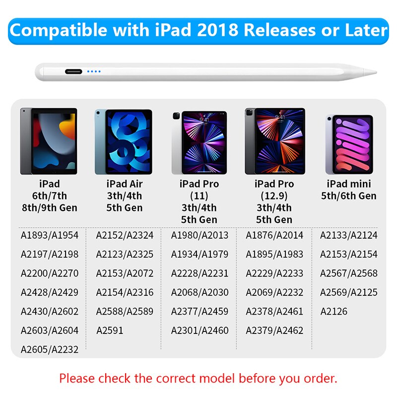 ل أبل قلم رصاص النخيل رفض عرض  - مراجعة Ipad Pencil Stylus وسعره