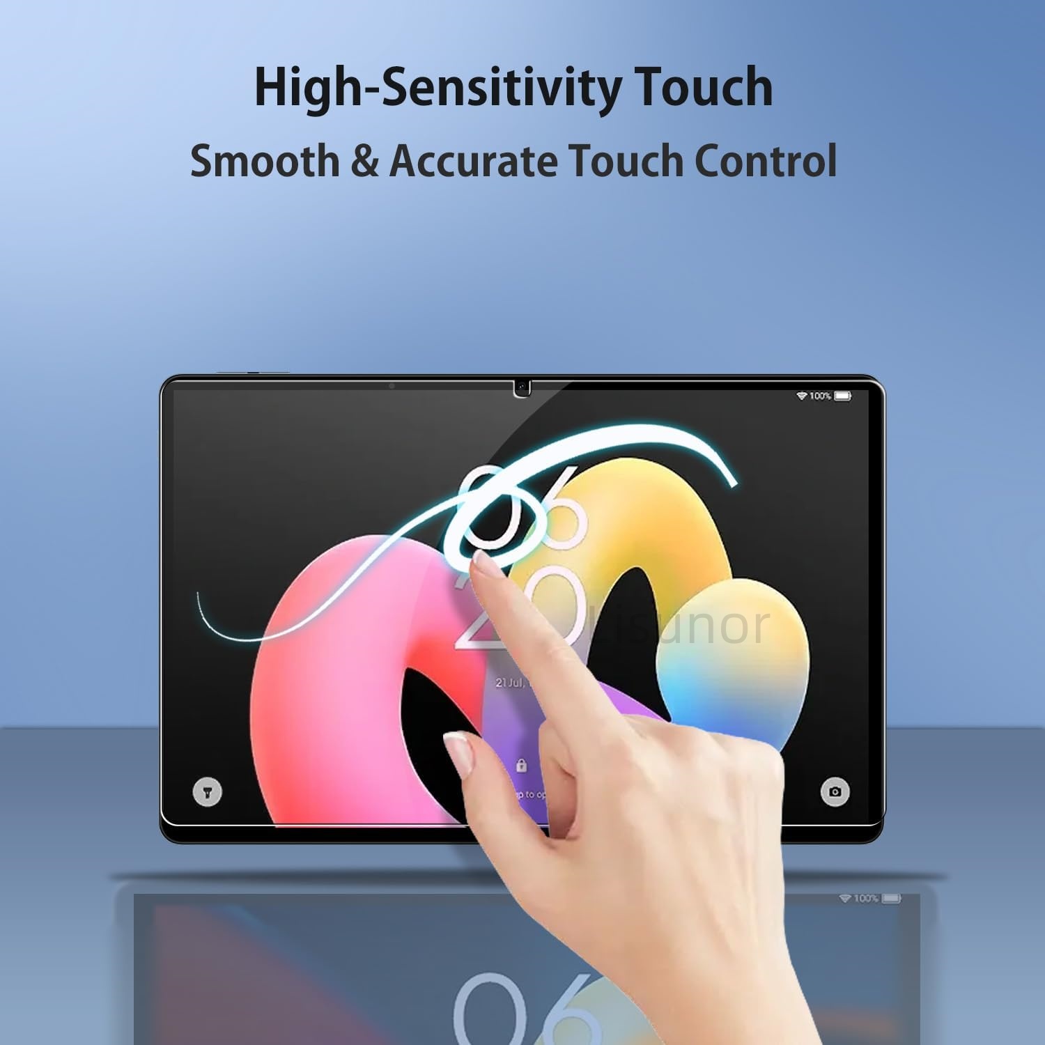 قطعتان من واقي الشاشة الزجاجي  - مراجعة Tcl Tablet Accessories وسعره